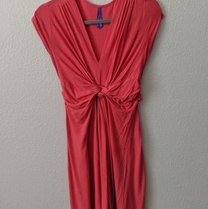 Sérafine Coral Maternity Dress Size 4